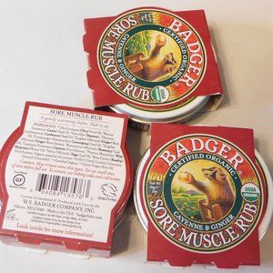 Badger Sore Muscle Rub New In Package